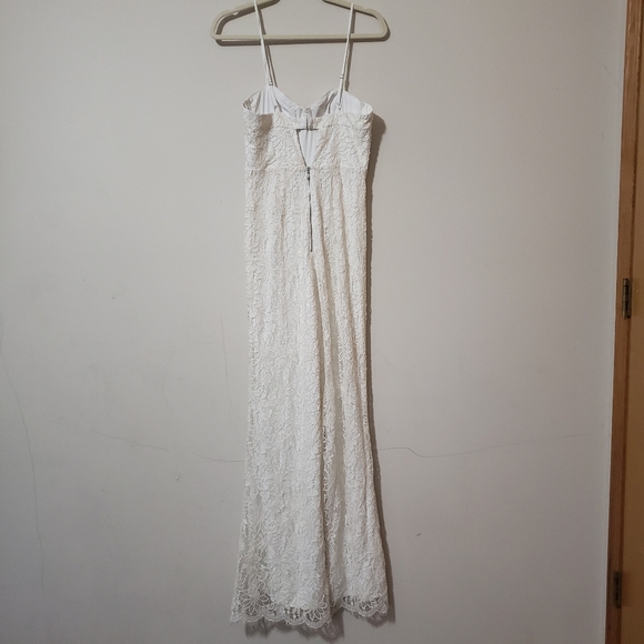 NBD X Naven Allie WHITE lace jumpsuit - Picture 5 of 11